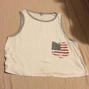 California tank crop top